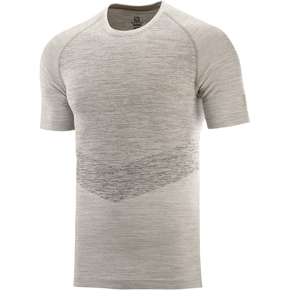 T-Shirts Salomon Homme Blanche - Salomon ALLROAD SEAMLESS SS M - France (9652-MDYUR)